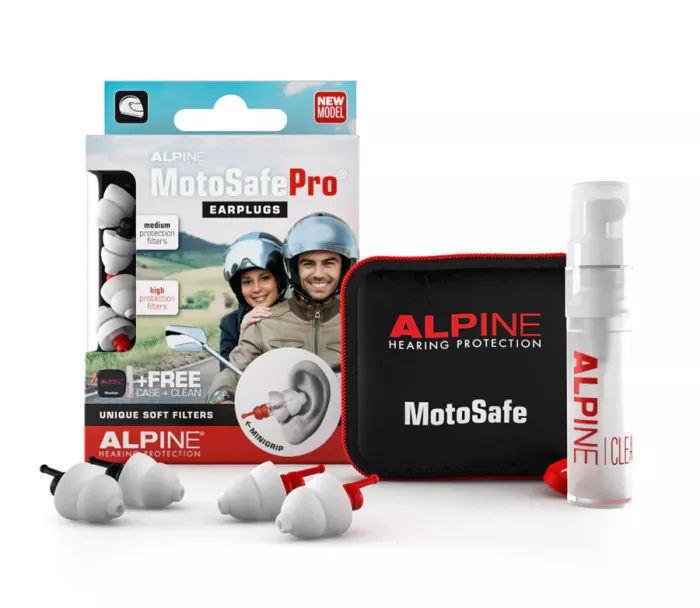 Alpine MotoSafe Pro špunty do uší s čističem