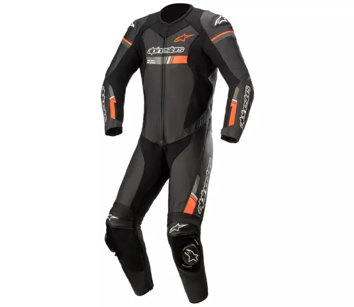 Jednodílná kombinéza Alpinestars GP Force Chaser black/red fluo