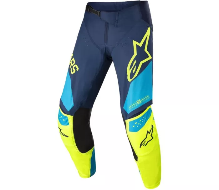 Dětské motokrosové kalhoty Alpinestars Youth Racer factory pants black/yellow fluo