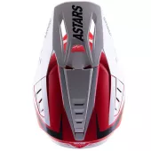 Motokrosová helma Alpinestars S-M5 Rayon red/white matt
