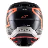 Motokrosová helma Alpinestars S-M5 Compas 2021 black/orange fluo