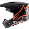 Motokrosová helma Alpinestars S-M5 Compas 2021 black/orange fluo