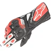 Rukavice na moto Alpinestars SP-8 V3 black/white/bright red vel. M