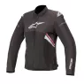 Dámská bunda na moto Alpinestars Stella T-GP plus R v3 Air black/white/fuchsia