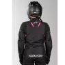 Dámská bunda na moto Alpinestars Stella T-Kira V2 Waterproof black/coral