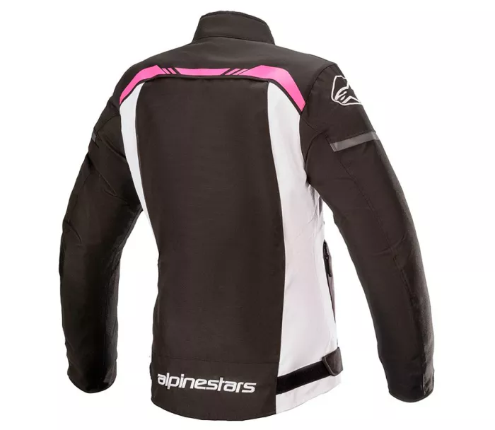 Dámská bunda na moto Alpinestars Stella T-SPS waterproof black/white/fuchsia