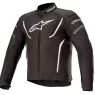 Bunda na motorku Alpinestars T-Jaws v3 black/white textilní