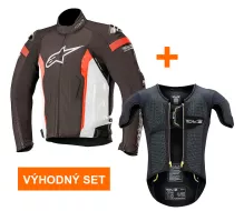 Výhodný set: Bunda Alpinestars T-Missile Drystar Tech-Air pánská + Tech-Air® RACE airbag