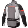 Bunda na motorku Alpinestars Valparaiso v3 Drystar dark gray/light gray/red