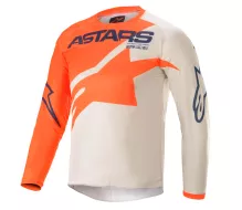 Dětský motokrosový dres Alpinestars Youth Racer Braap 2021 orange/light gray/dark blue