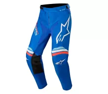 Dětské motokrosové kalhoty Alpinestars Youth racer braap blue off/white