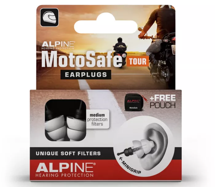 Alpine MotoSafe Tour špunty do uší s filtrem 80 dB