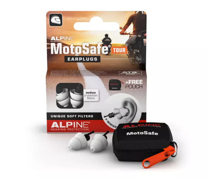 Alpine MotoSafe Tour špunty do uší s filtrem 80 dB