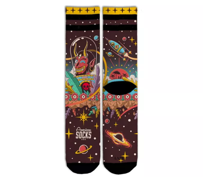 Ponožky American Socks AS236 Space Holidays