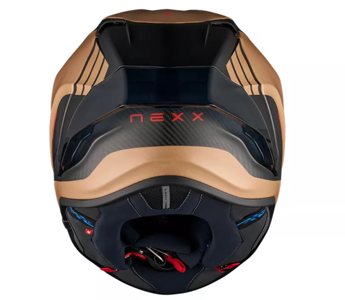 Integrální helma NEXX X.R3R Apex carbon copper MT