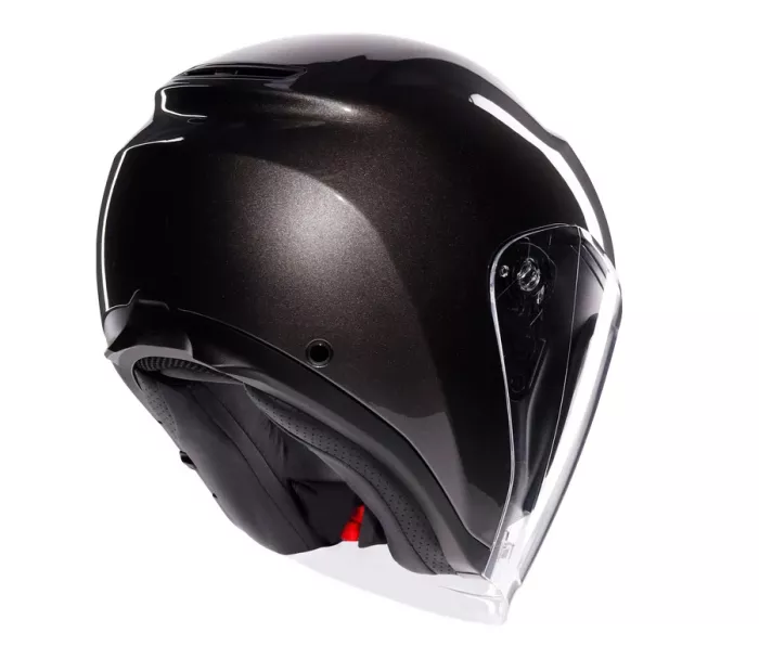 Helma na moto AGV IRIDES E2206 MONO ASFALTO GREY