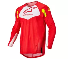 Motokrosový dres Alpinestars Techstar Factory red/white/yellow vel. M