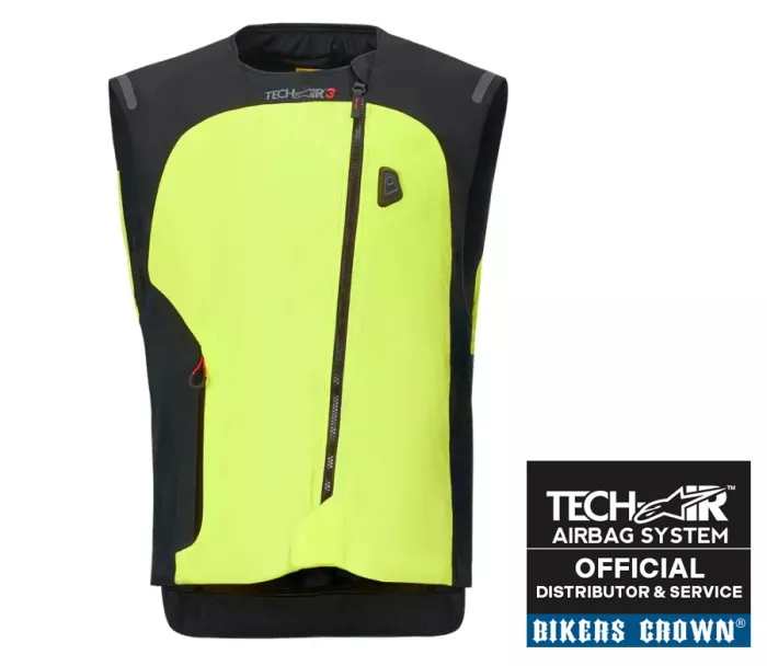 Airbagová vesta na moto Alpinestars Tech-Air® 3 V2 black/yellow fluo