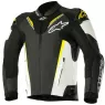 Bunda na motorku Alpinestars Atem V3 black/white/yellow fluo