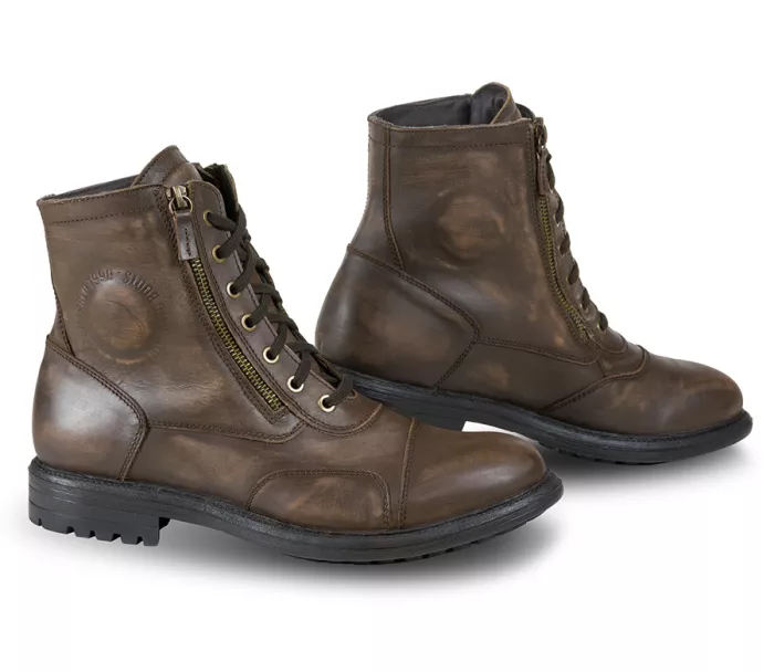 Boty na motorku Falco 747 Aviator dark brown
