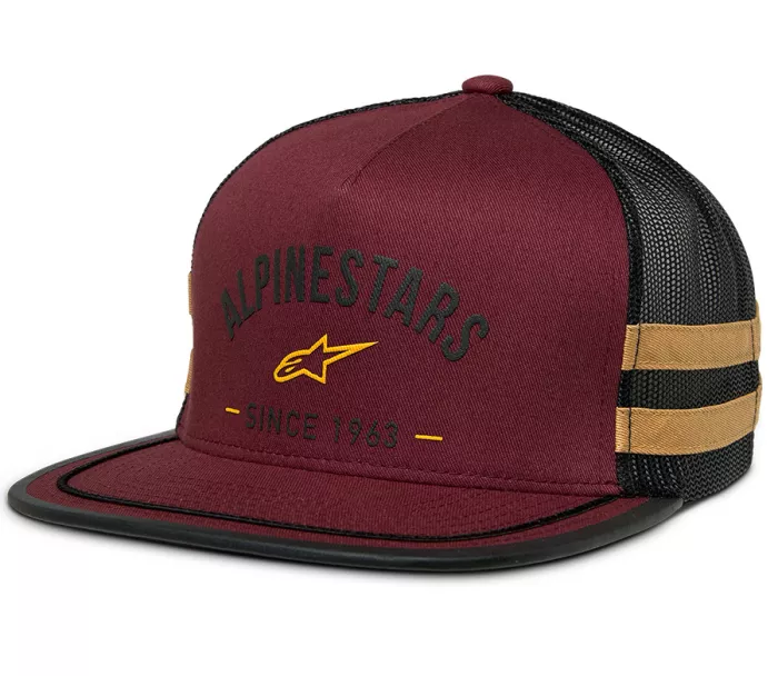 Kšiltovka Alpinestars BacklineTrucker brick/black/mustard