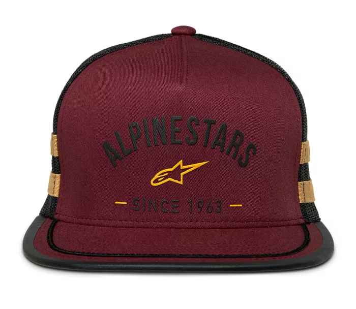 Kšiltovka Alpinestars BacklineTrucker brick/black/mustard