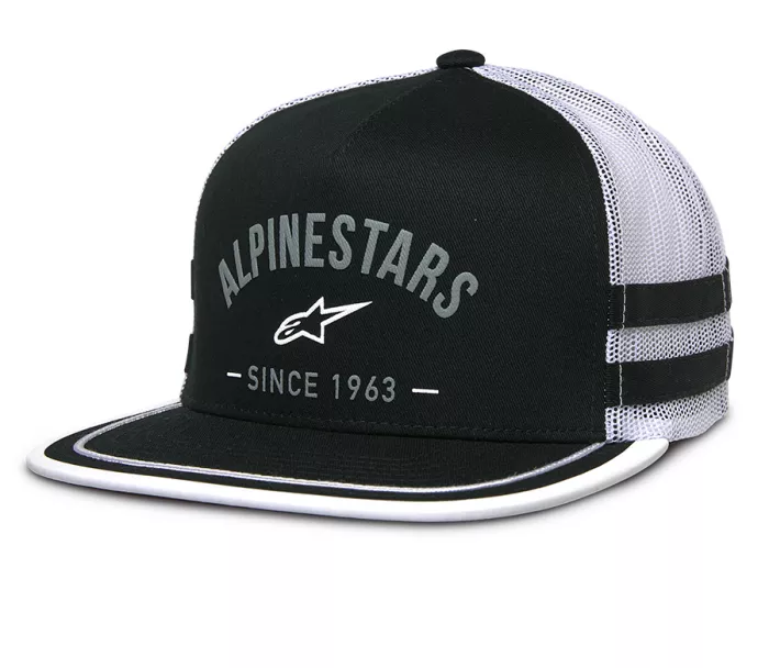 Kšiltovka Alpinestars BacklineTrucker black/white/grey