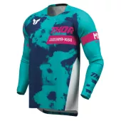 Pánský dres Thor Launchmode Bleach white/aqua