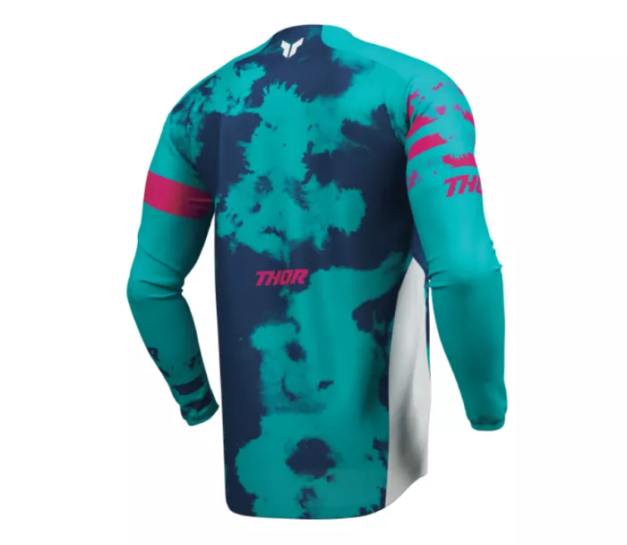 Thor 2912 - 2586 Youth Launchmode Bleach dres white/aqua vel.S