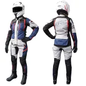 Dámská bunda na moto XRC Winkle 2.0 WTP adventure black/grey/blue/red