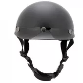 Helma na motorku Braincap černá matná