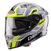 Integrální helma Caberg Avalon X Brama grey/yellow fluo/black