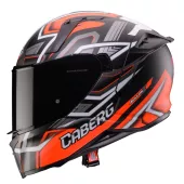 Helma na moto Caberg Avalon X Brama matt black/red fluo/anthracite