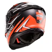 Helma na moto Caberg Avalon X Brama matt black/red fluo/anthracite