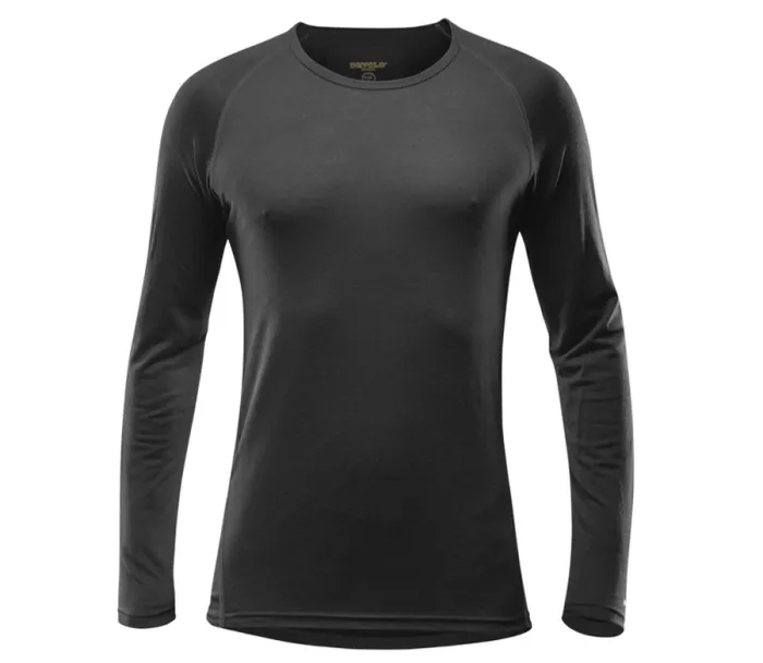 Pánské tričko Devold GO Breeze Merino 150 Shirt Man black