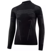 Brubeck Thermo Junior triko s dl.rukávem black/graphite