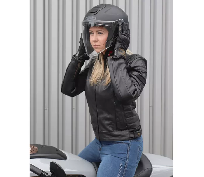 Dámská bunda na moto Nazran Burbs 2.0 black Tech-air compatible