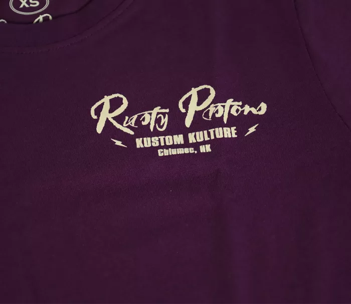 Dámské tričko Rusty Pistons Master 85 burgundy
