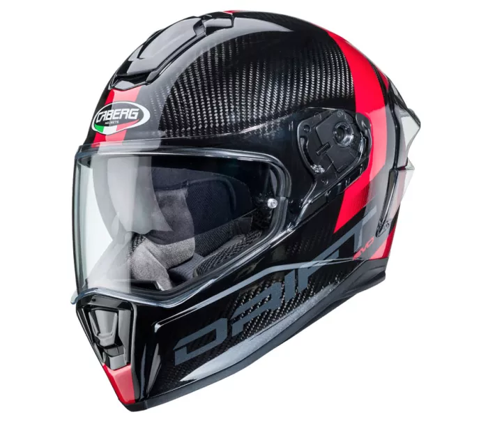 Helma na moto Caberg Drift Evo Carbon Sonic anthracite/red