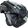 Helma na moto Caberg Duke II Tour matt black/yellow fluo/anthracite/silver