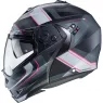 Helma na moto Caberg Duke II Tour matt black/pink/anthracite/silver