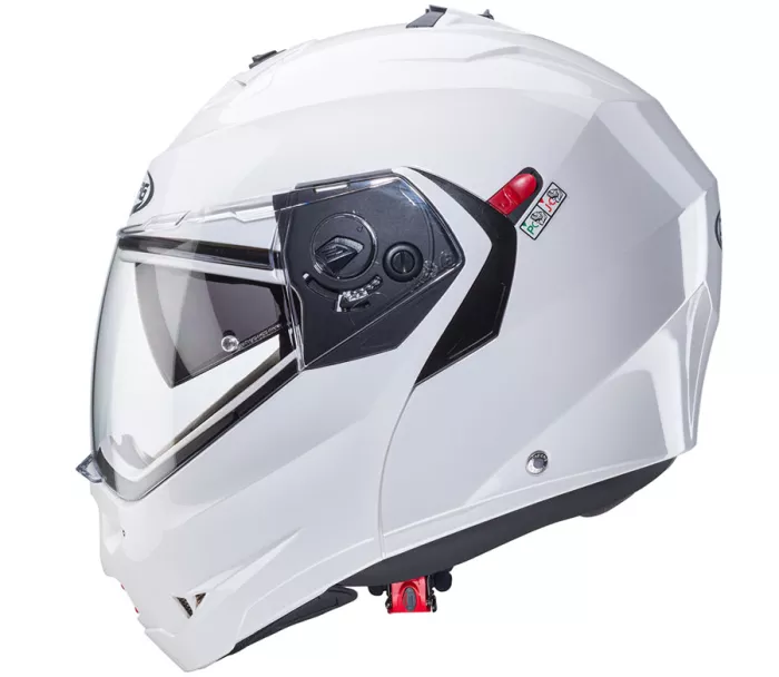 Helma na moto Caberg Duke X white metal