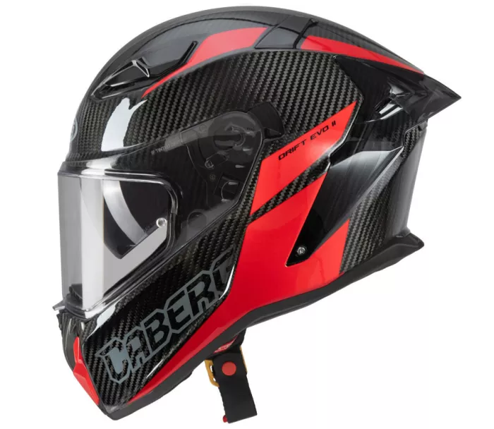 Helma na moto Caberg Drift Evo II Carbon Nova red