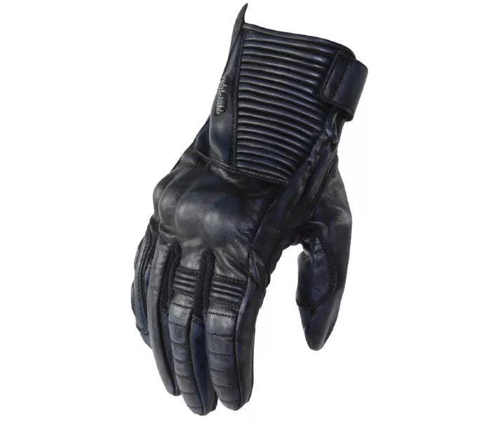 Rukavice na motorku Trilobite Café dark blue