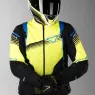 Bunda na motocykl Macna Charger blk/fluo/blue