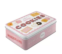 Plechová dóza plochá Wonder Cookies