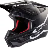 Motokrosová helma Alpinestars SM5 Corp black/grey glossy helmet