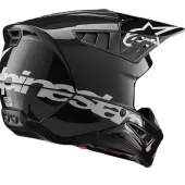 Motokrosová helma Alpinestars SM5 Corp black/grey glossy helmet