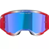 Brýle na motokros Alpinestars Vision 5 Corp red/white/blue/mirror blue