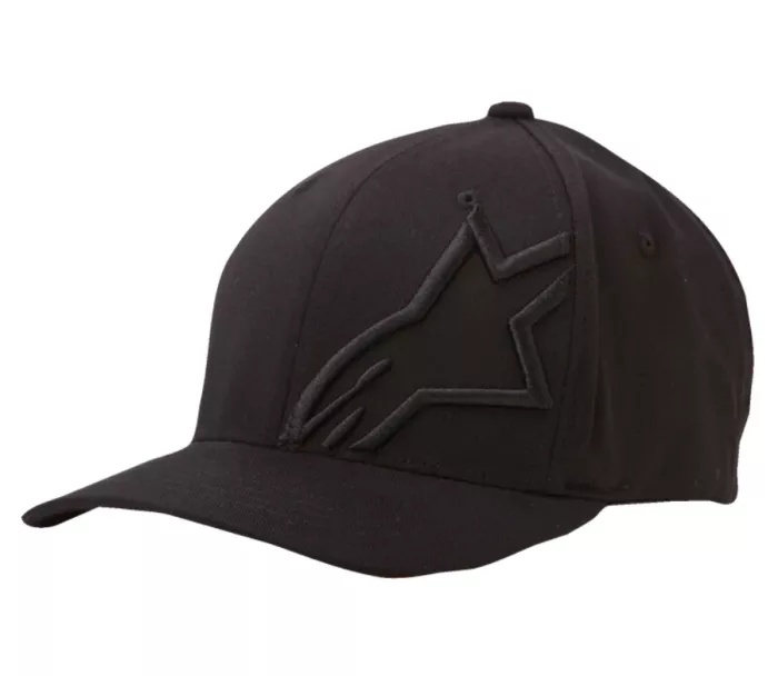 Alpinestars 1032-81008 1010 CORP SHIFT 2 curved brim kšiltovka black/black vel. L/XL